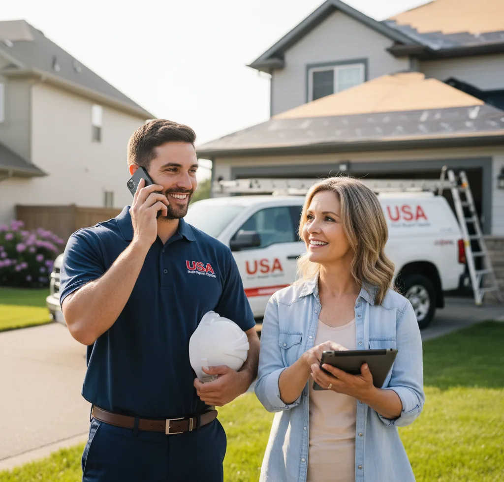 USA Roof Repair Experts customer support in Garnerville